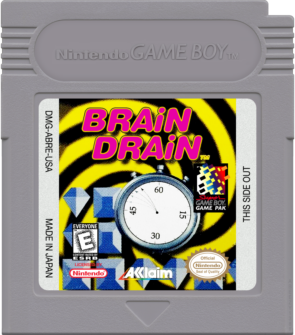 Brain Drain Cartridge Label