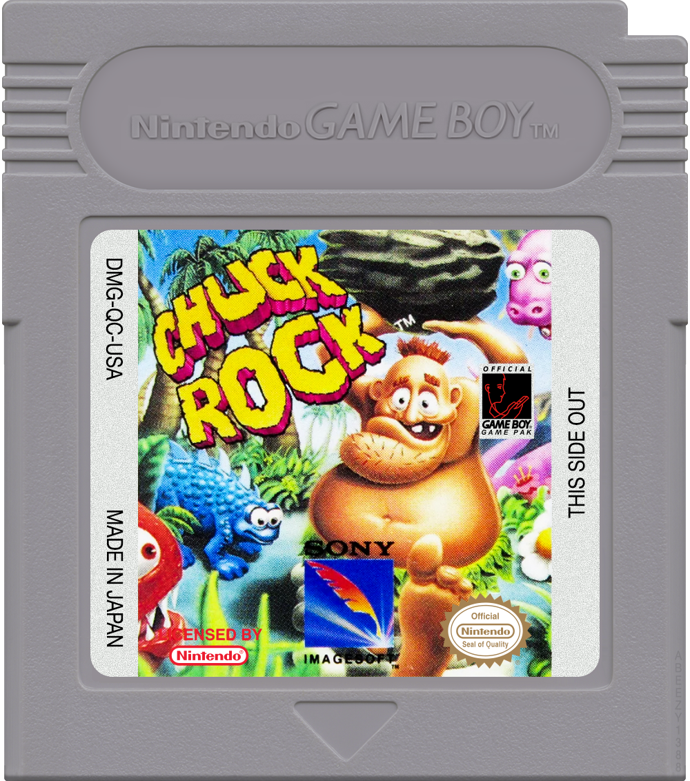 Chuck Rock Cartridge Label