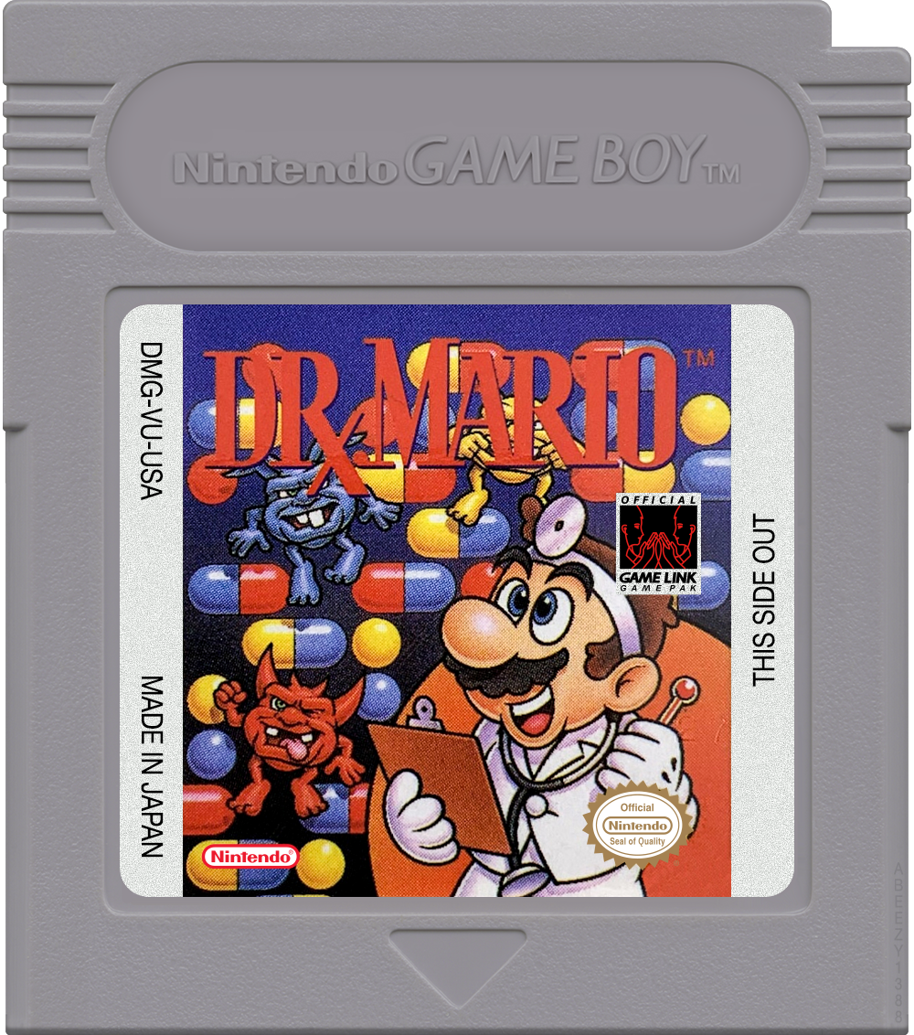 Dr. Mario Cartridge Label