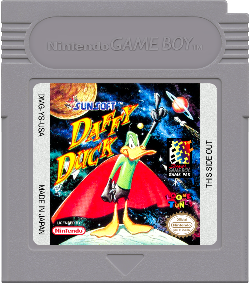 Daffy Duck Cartridge Label