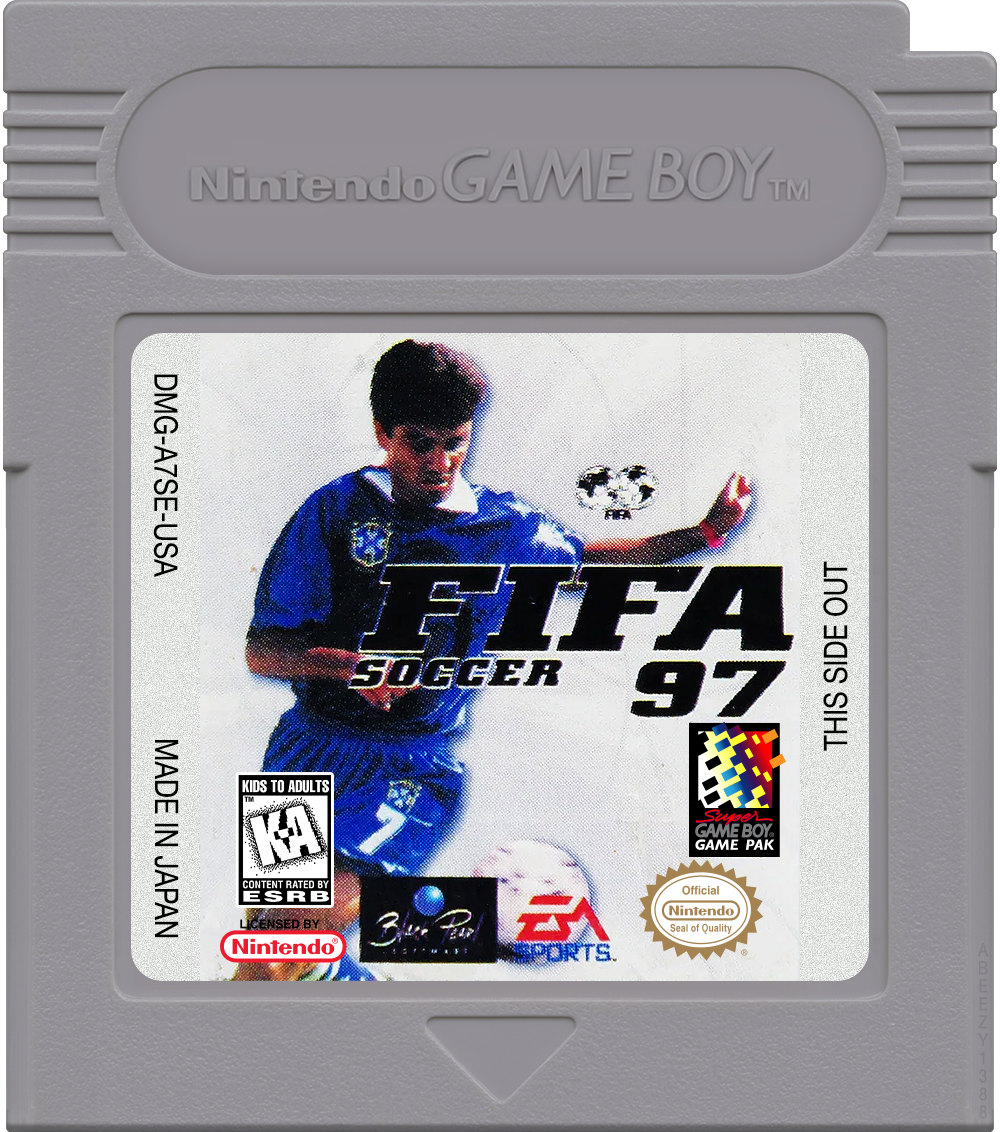 FIFA Soccer 97 Cartridge Label