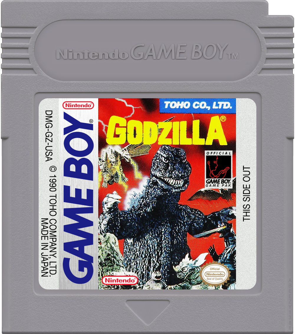 Godzilla Cartridge Label