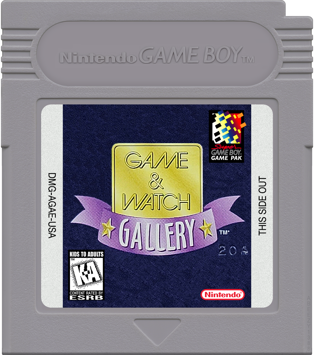 Game &amp; Watch Gallery Cartridge Label