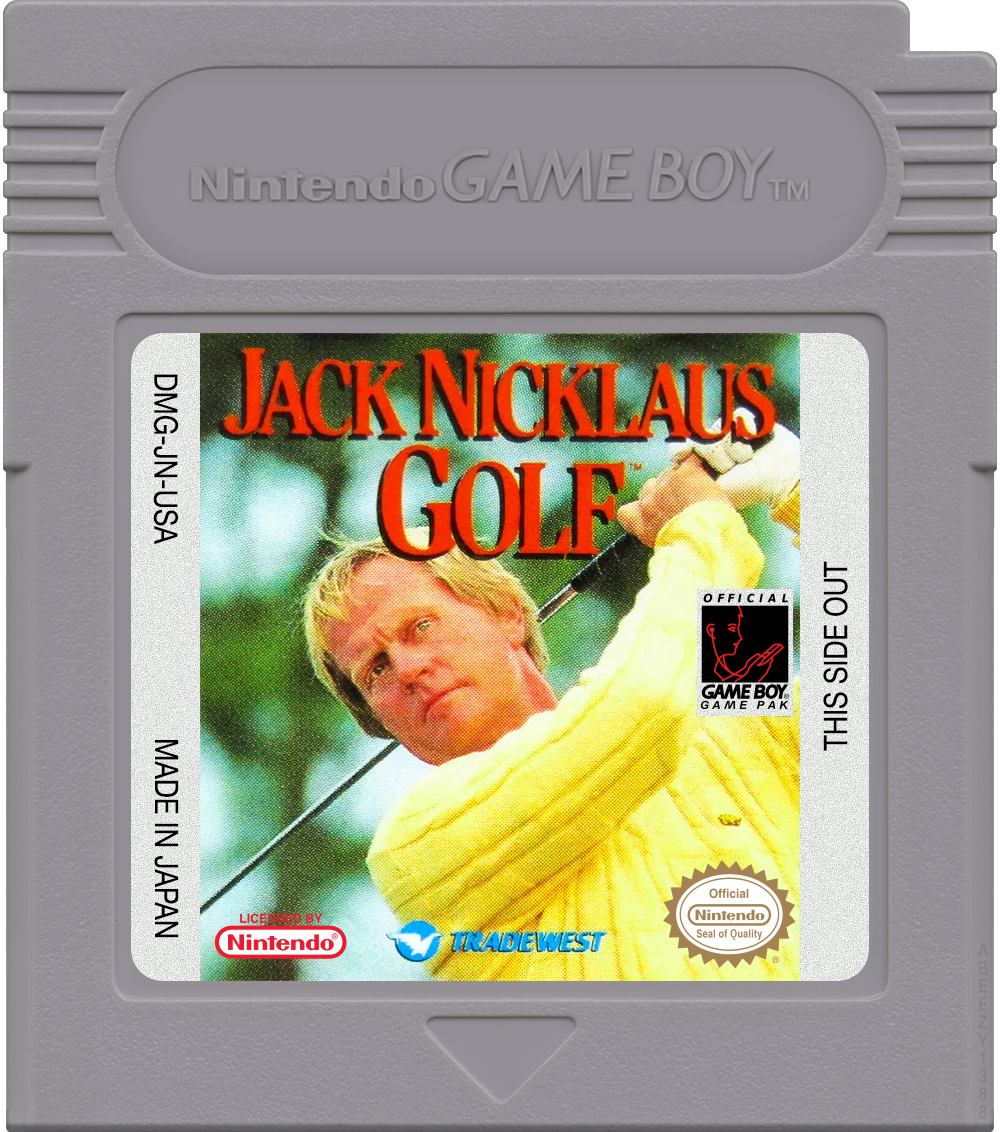 Jack Nicklaus Golf Cartridge Label