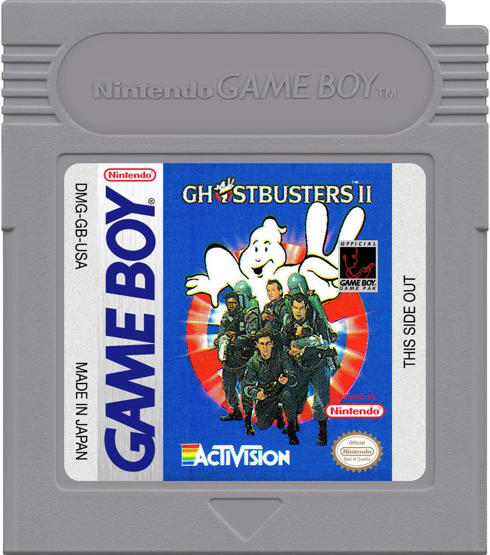 Ghostbusters II Cartridge Label