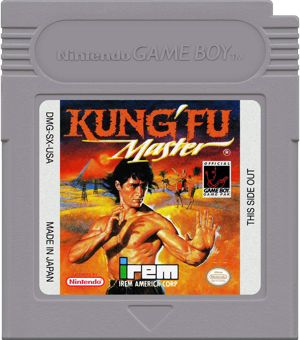 Kung-Fu Master Cartridge Label