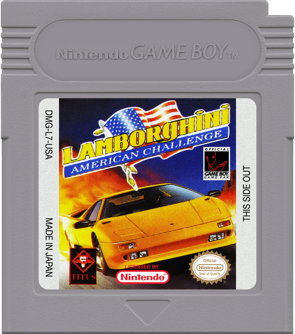 Lamborghini American Challenge Cartridge Label