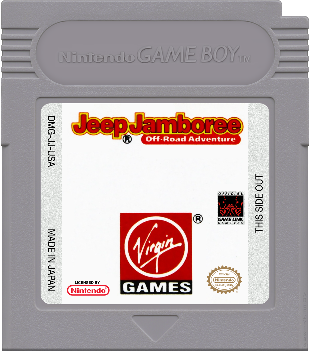 Jeep Jamboree - Off-Road Adventure Cartridge Label