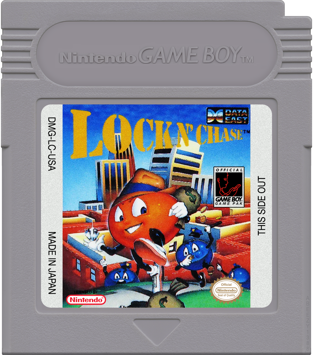 Lock n' Chase Cartridge Label