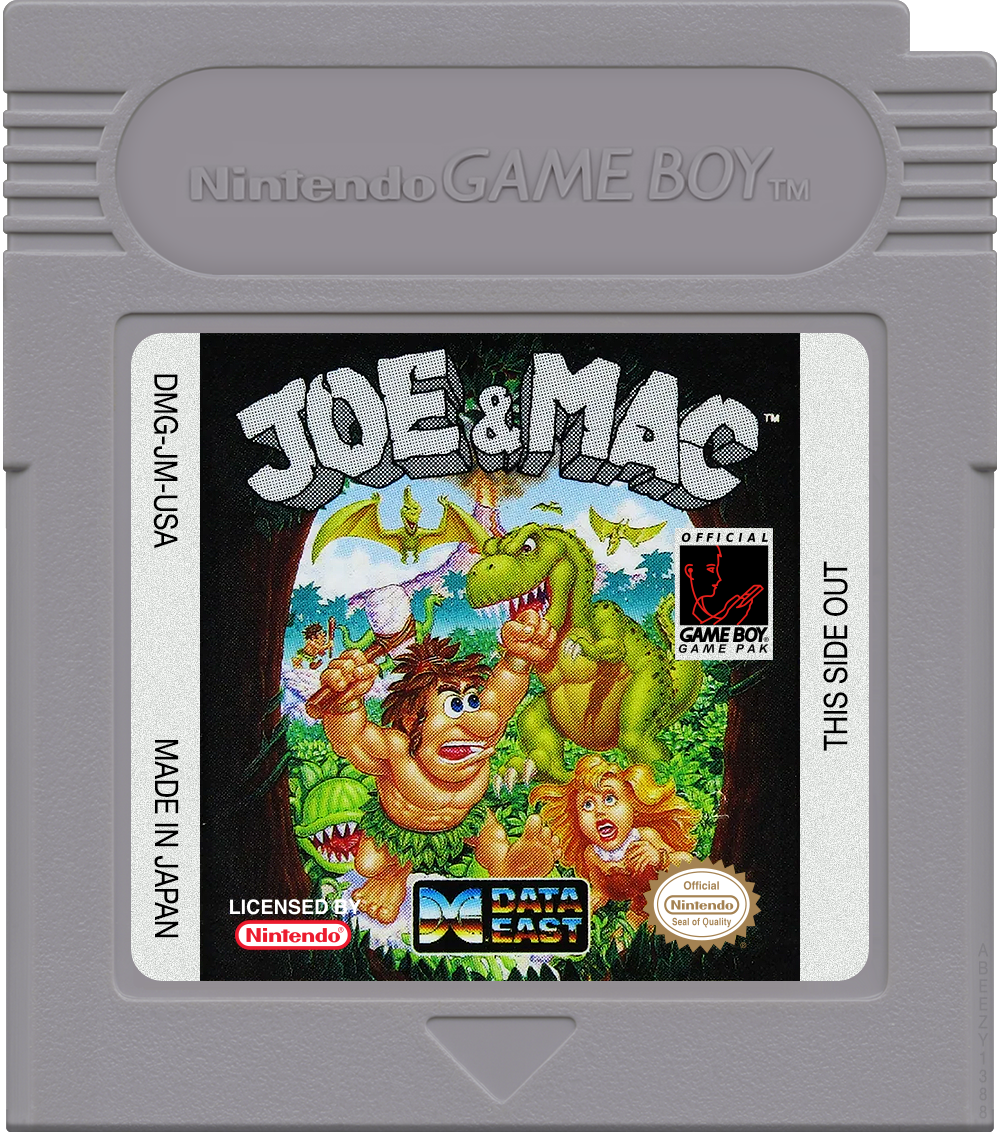 Joe &amp; Mac Cartridge Label