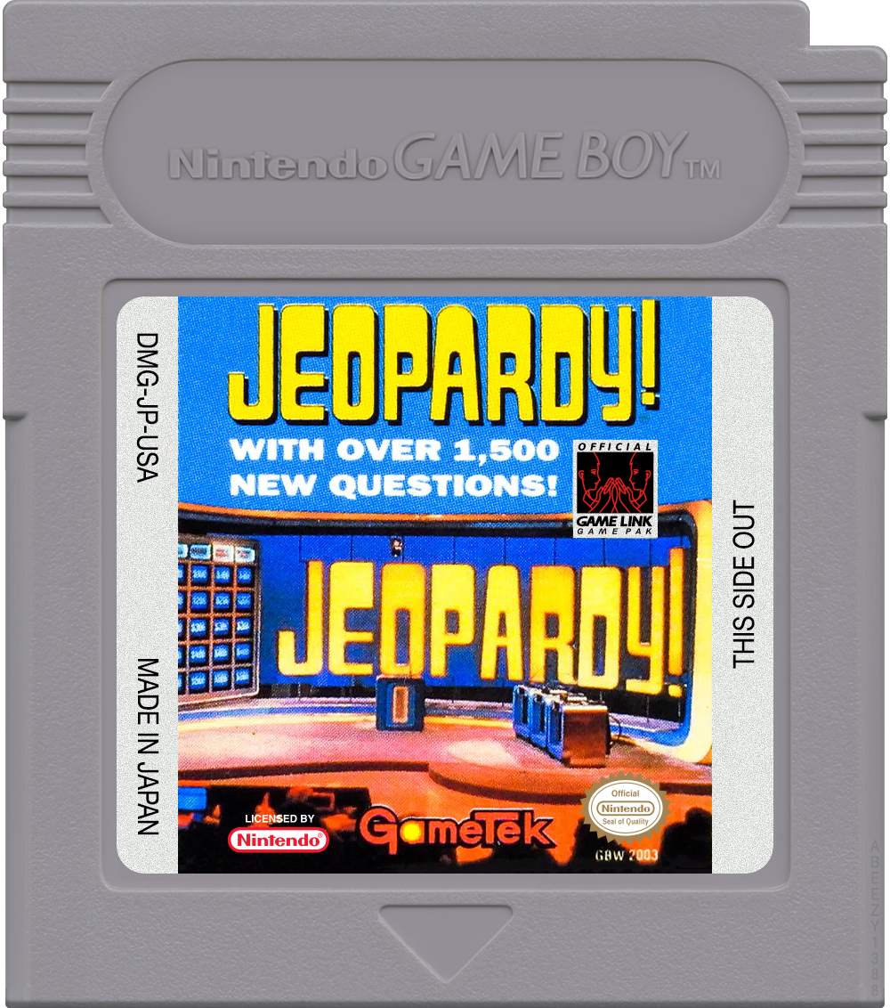 Jeopardy! Cartridge Label