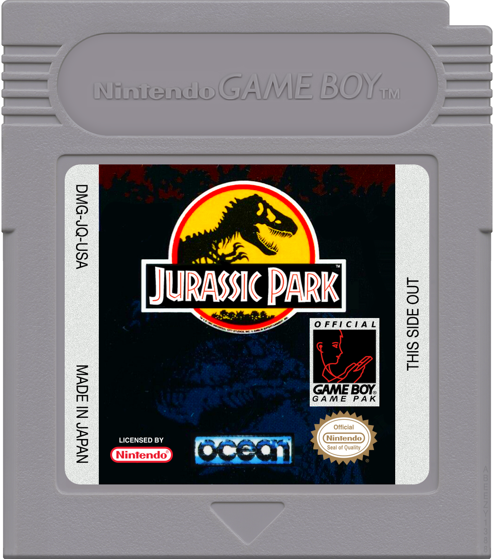Jurassic Park Cartridge Label