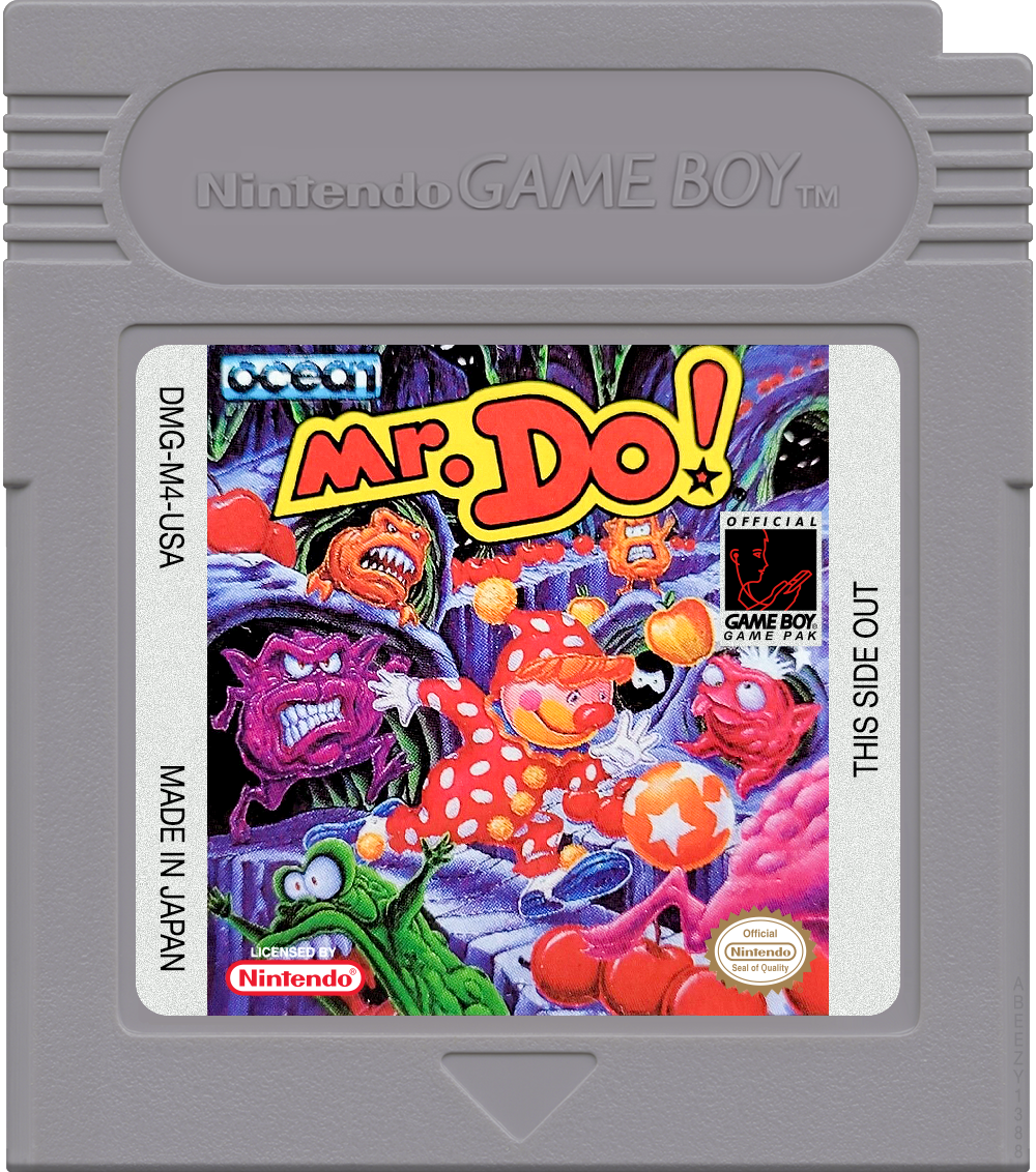 Mr. Do! Cartridge Label