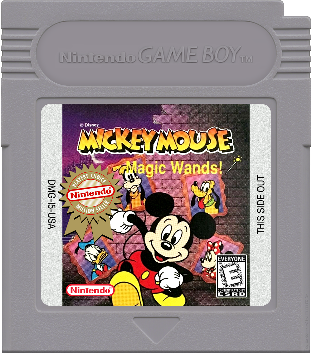 Mickey Mouse - Magic Wands! Cartridge Label