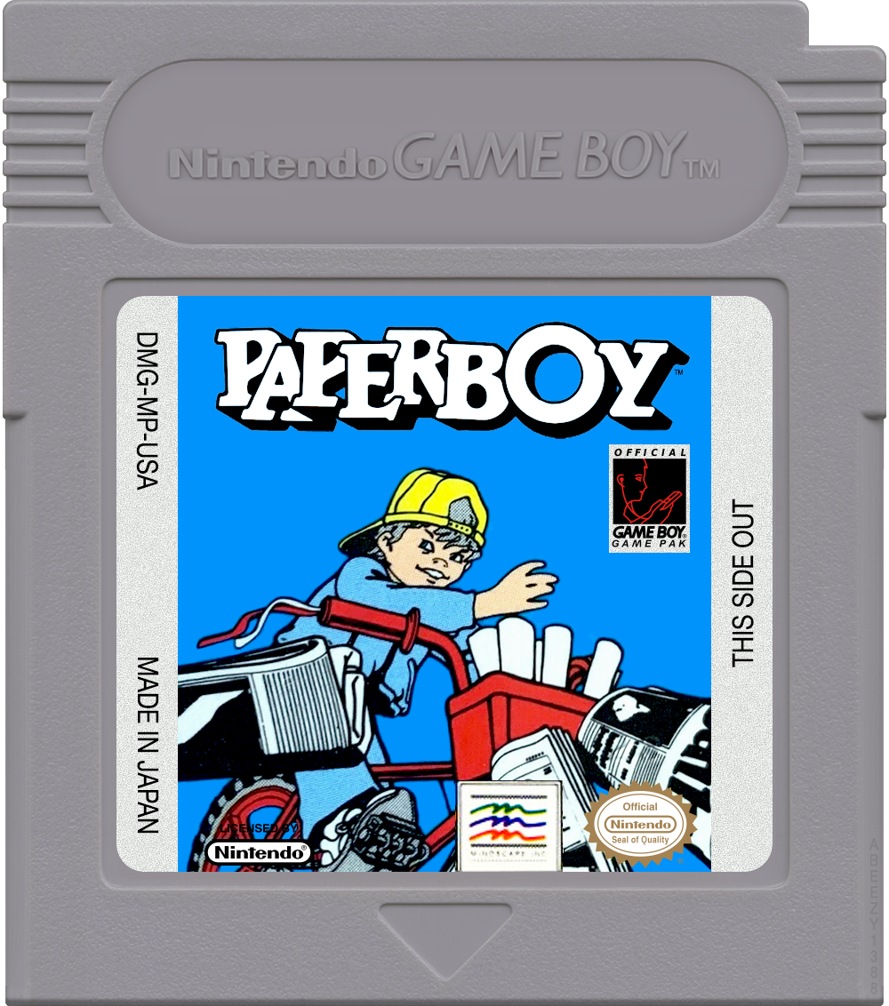 Paperboy Cartridge Label