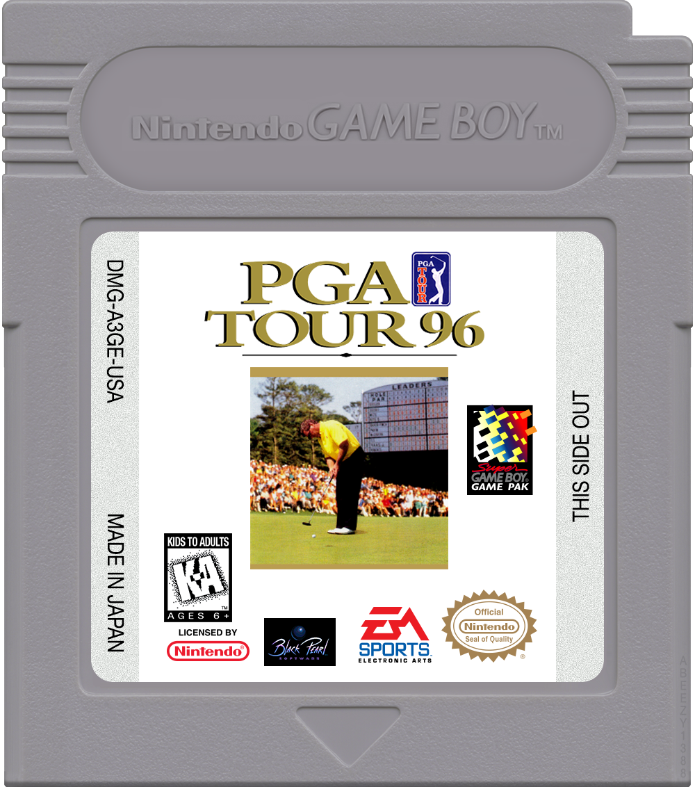 PGA Tour 96 Cartridge Label
