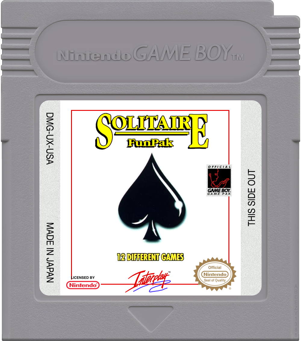 Solitaire FunPak Cartridge Label