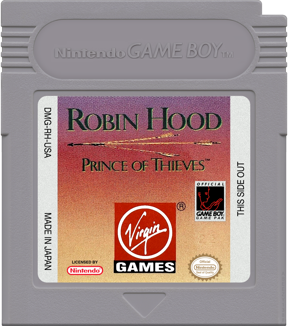 Robin Hood - Prince of Thieves Cartridge Label