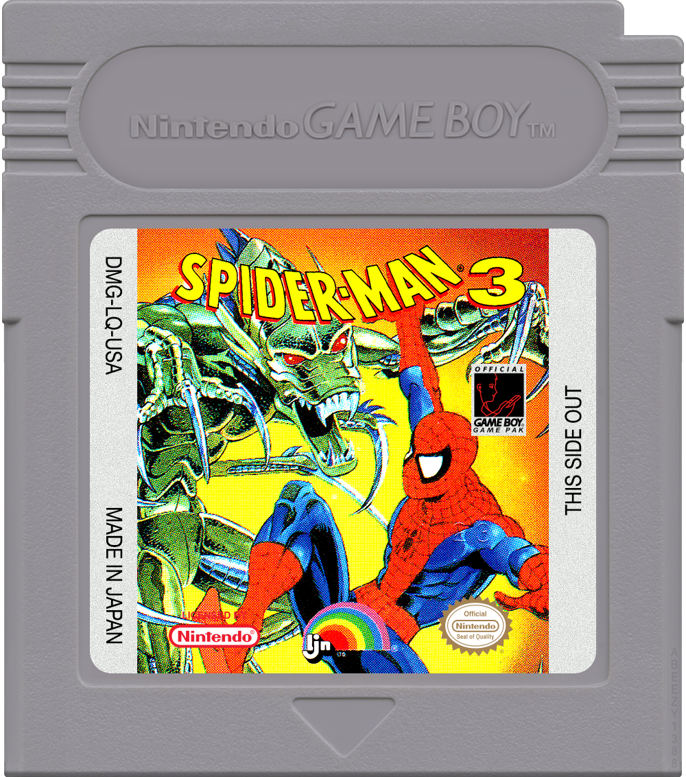 Spider-Man 3 - Invasion of the Spider-Slayers Cartridge Label
