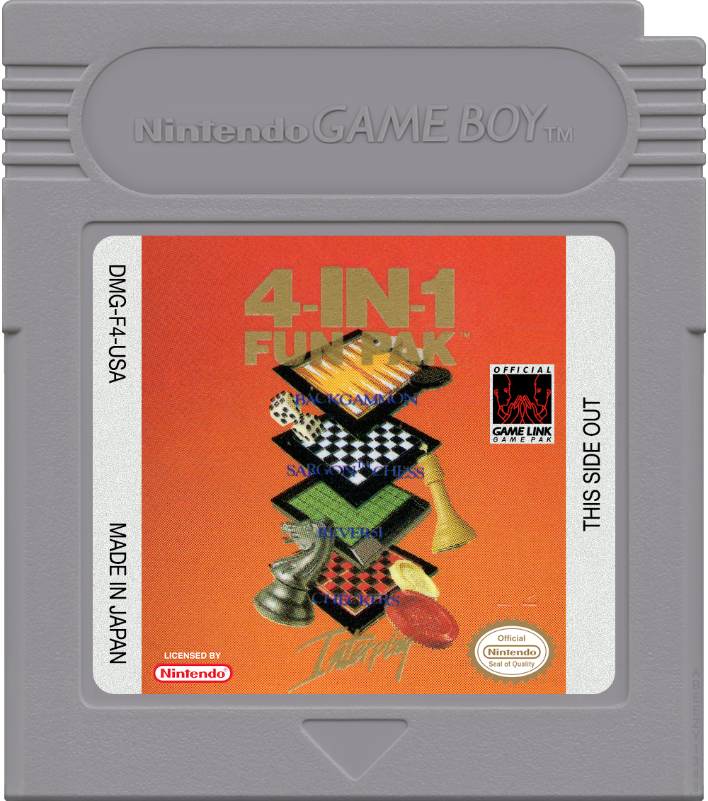 4-in-1 Fun Pak Cartridge Label