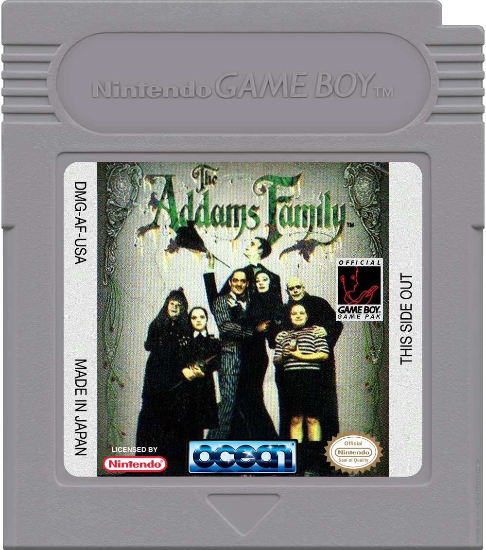 Addams Family, The Cartridge Label