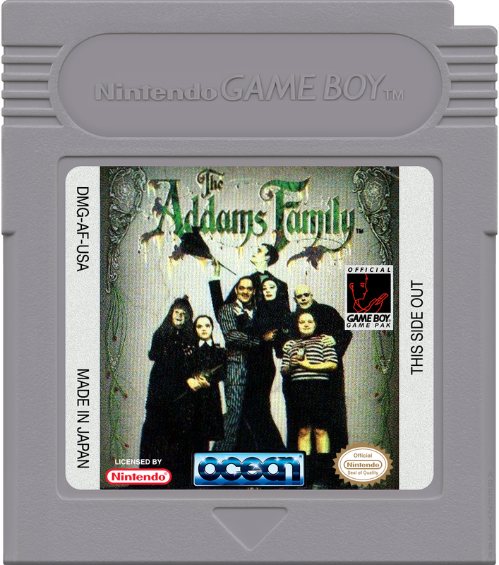 Addams Family, The Cartridge Label