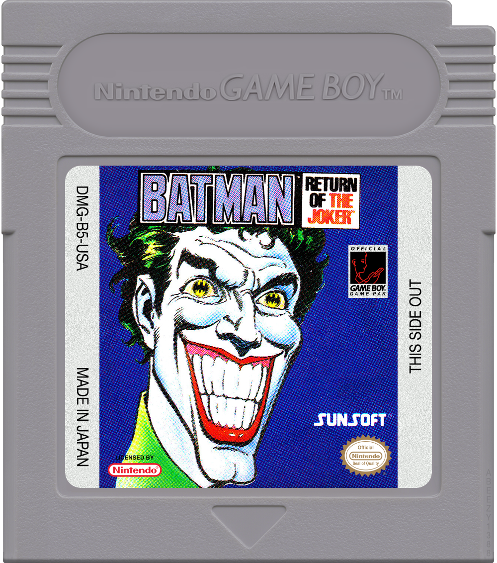 Batman - Return of the Joker Cartridge Label