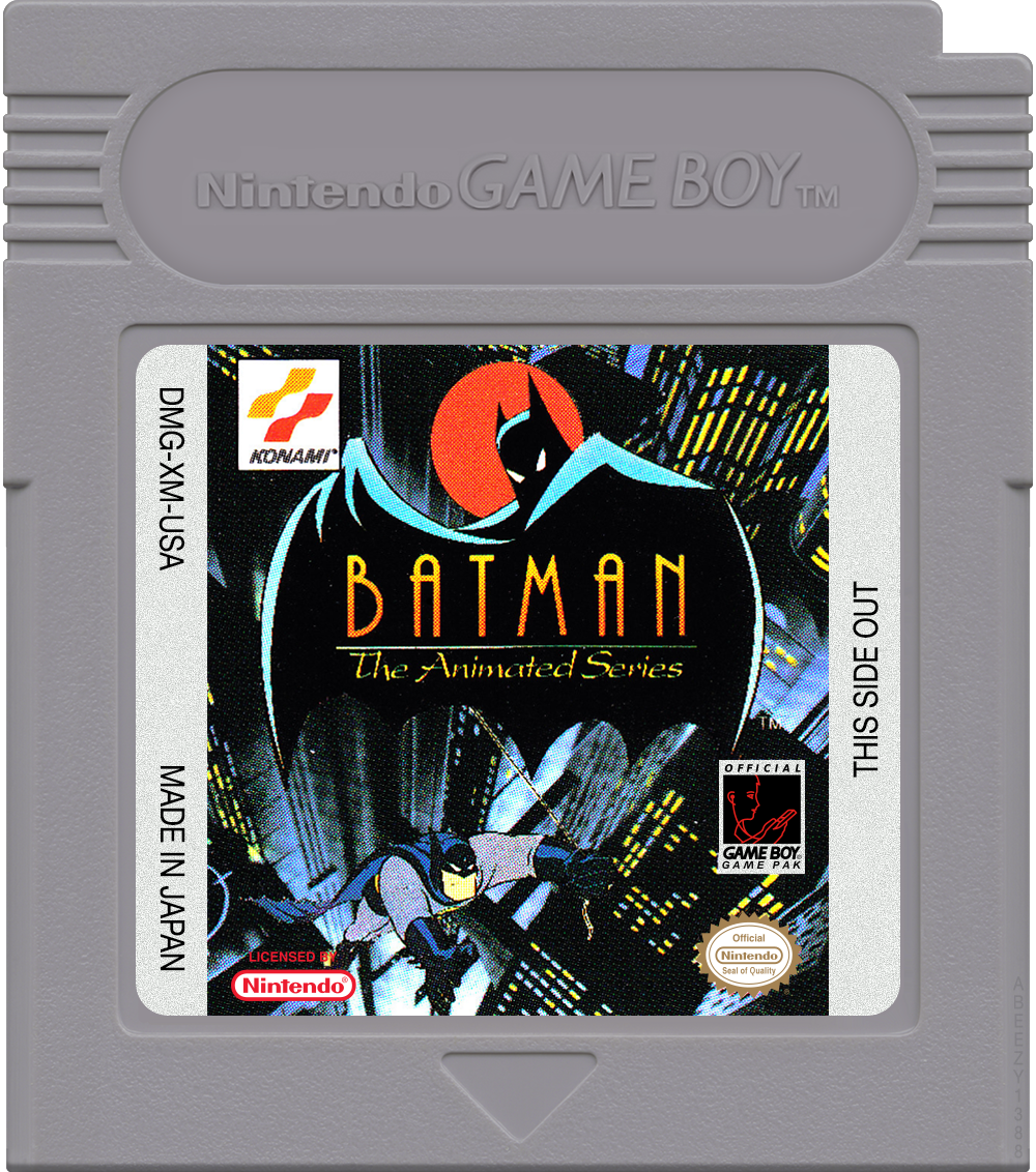 Batman - The Animated Series Cartridge Label