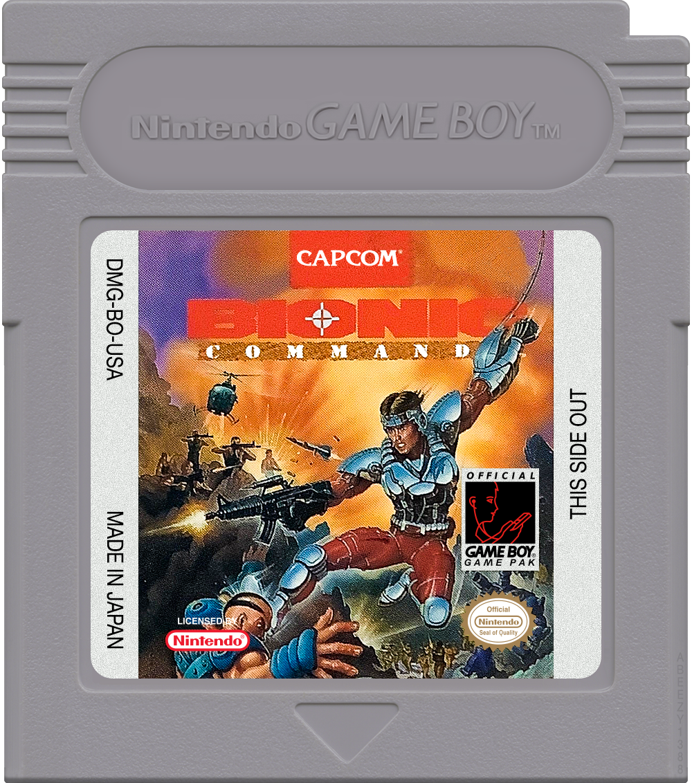 Bionic Commando Cartridge Label