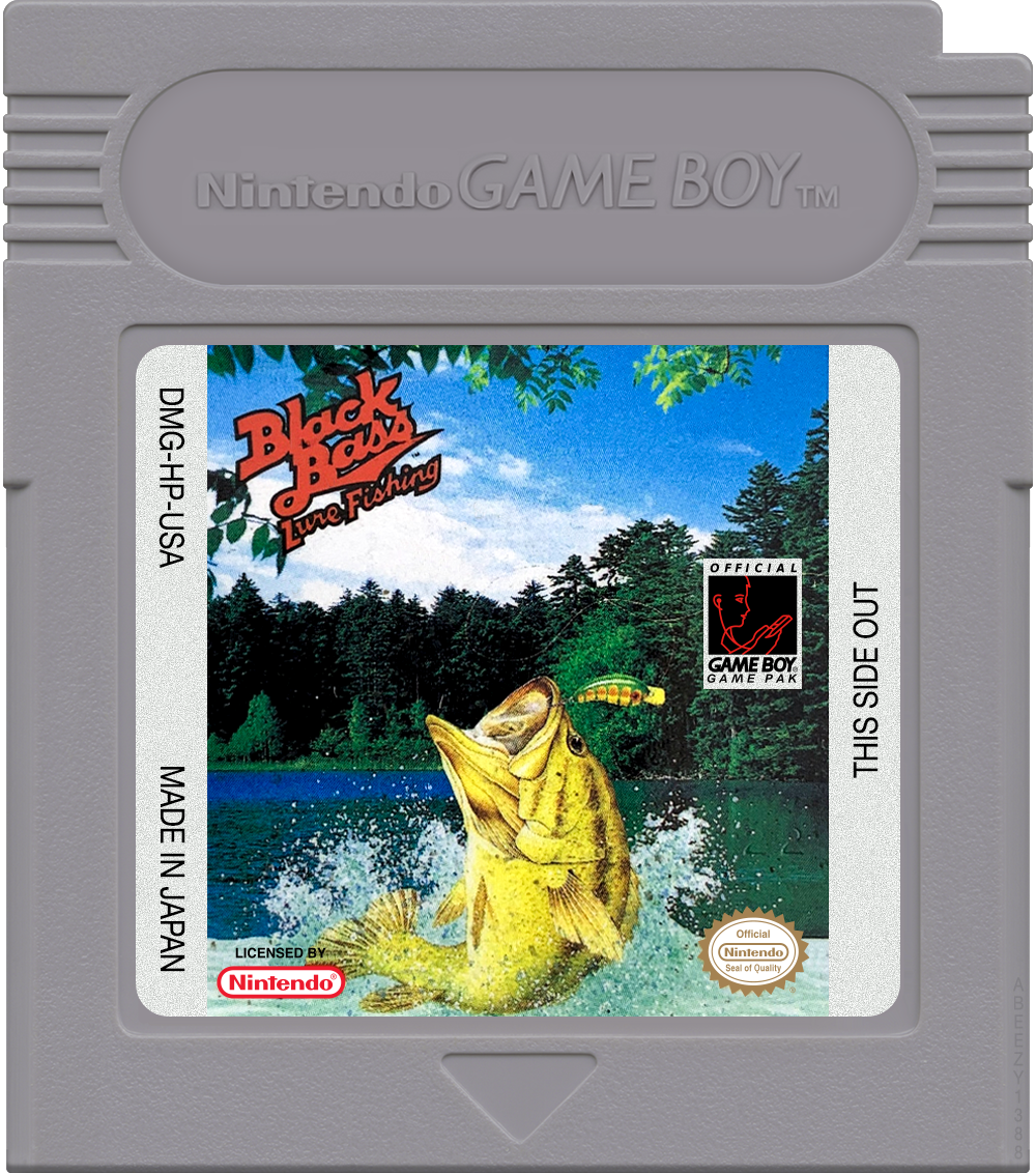 Black Bass - Lure Fishing Cartridge Label