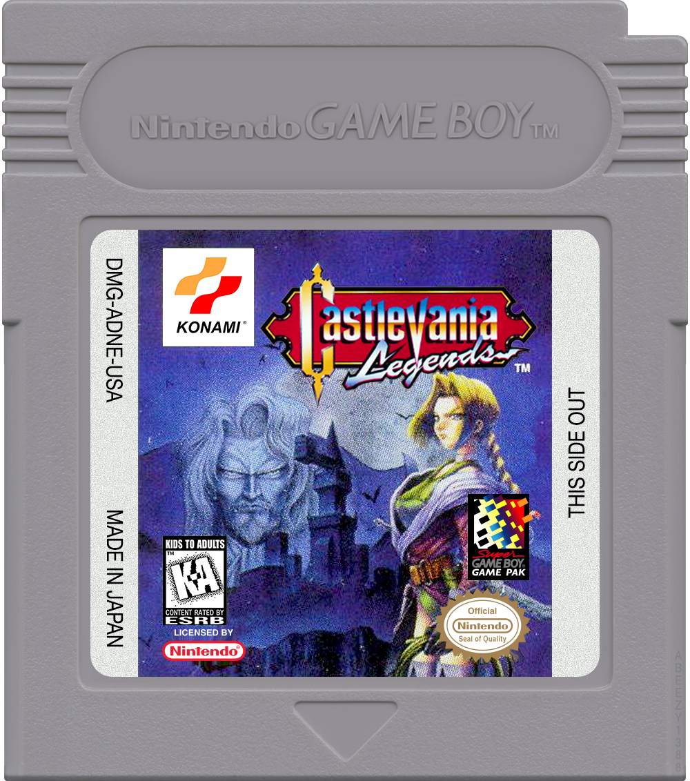 Castlevania Legends Cartridge Label