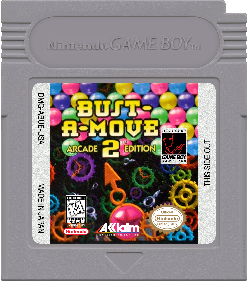 Bust-A-Move 2 - Arcade Edition Cartridge Label