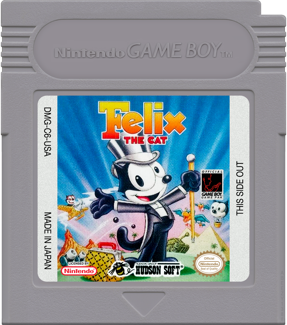 Felix the Cat.png Cartridge Label