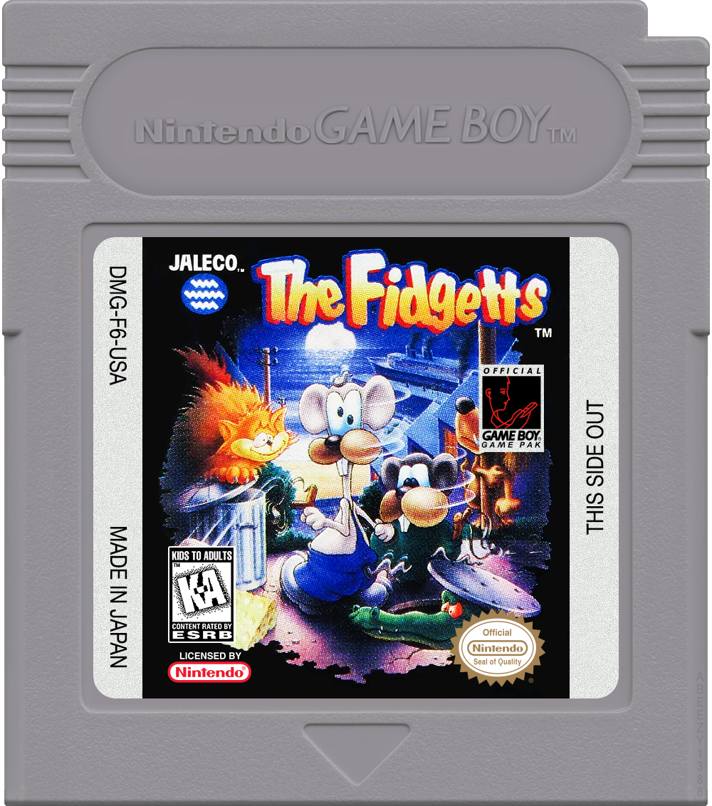 Fidgetts, The Cartridge Label