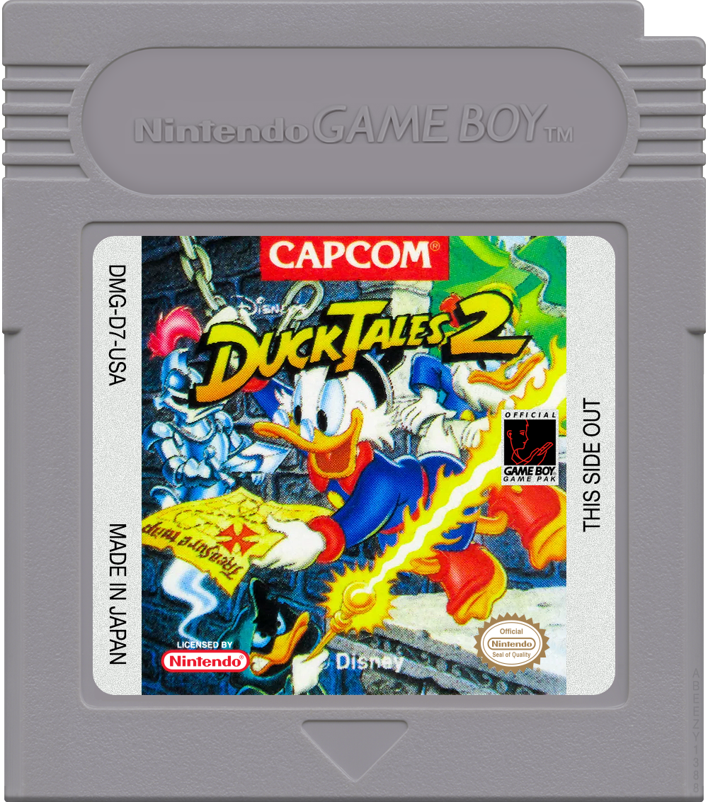 DuckTales 2 Cartridge Label