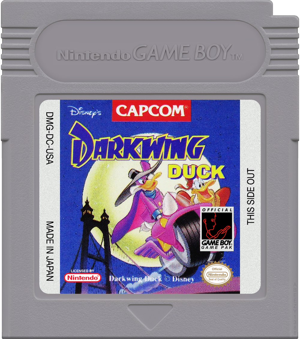 Darkwing Duck Cartridge Label