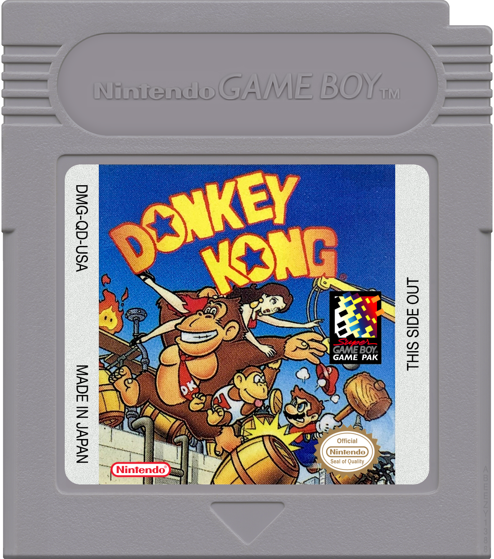 Donkey Kong Cartridge Label