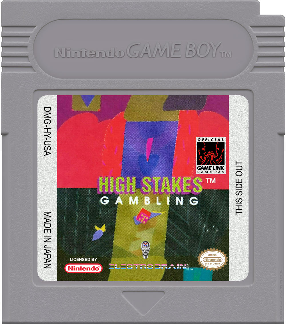 High Stakes Gambling Cartridge Label