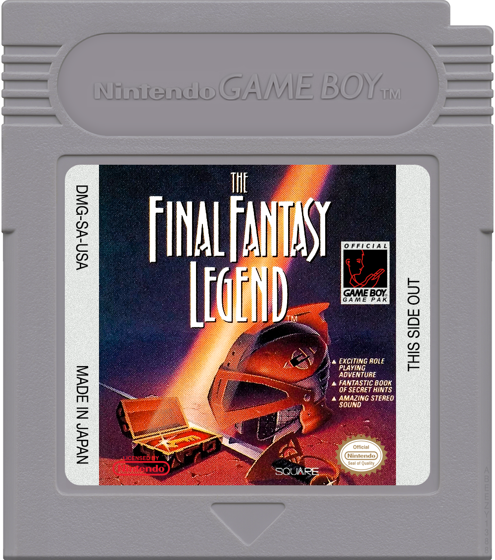Final Fantasy Legend, The Cartridge Label