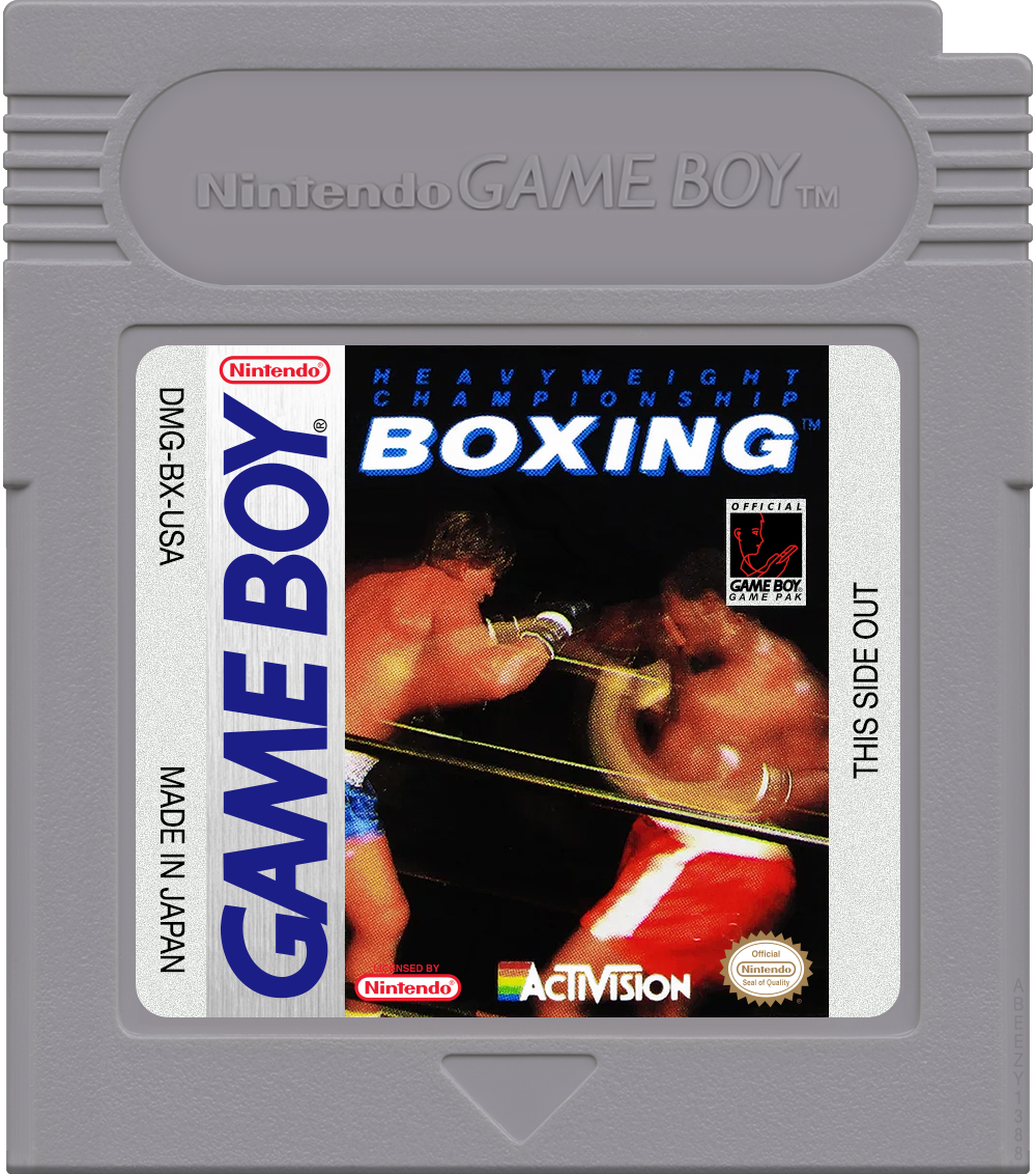 Heavyweight Championship Boxing Cartridge Label