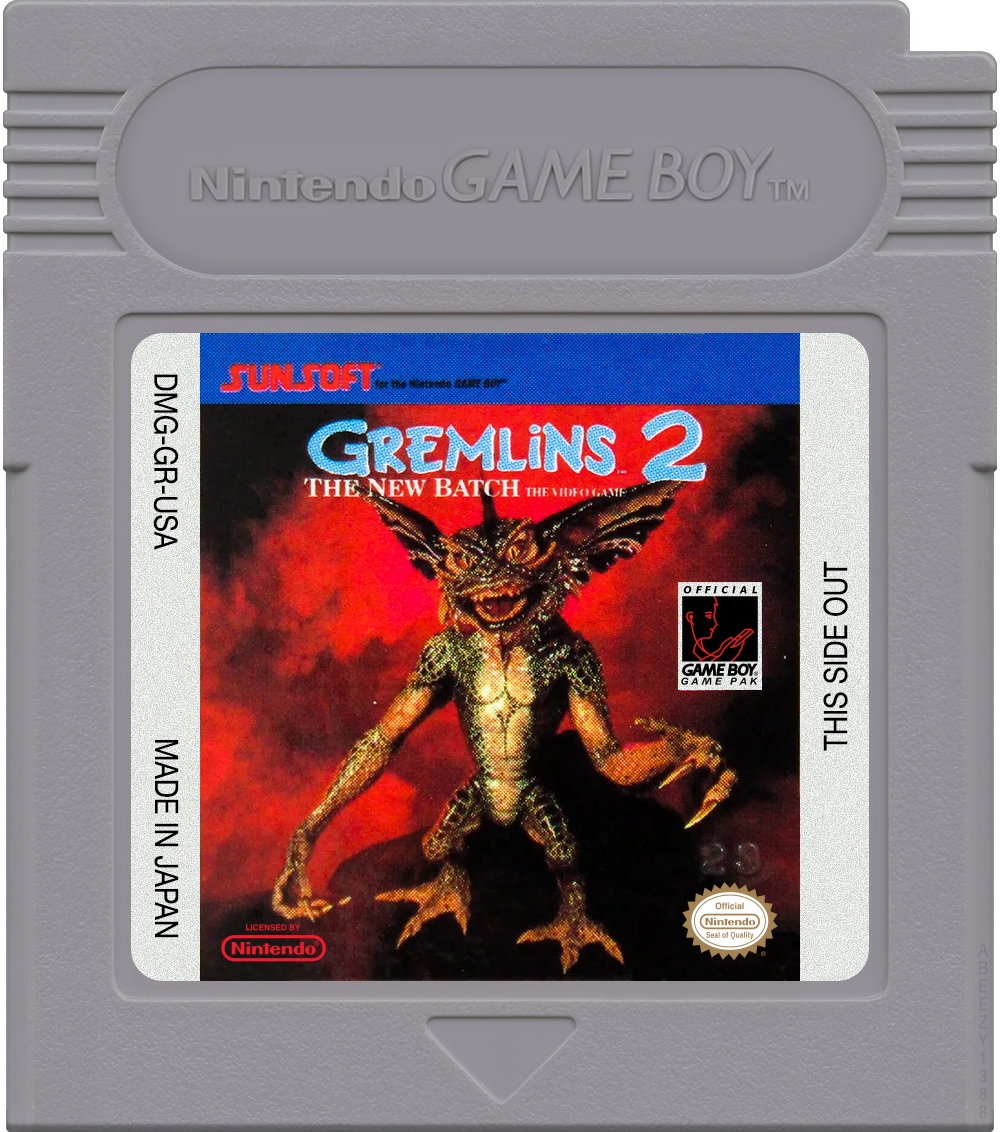 Gremlins 2 - The New Batch Cartridge Label