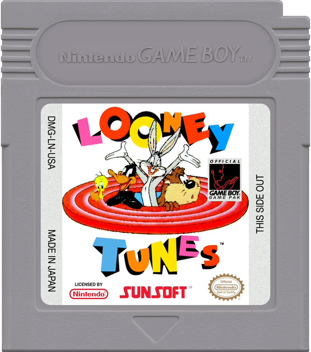 Looney Tunes Cartridge Label