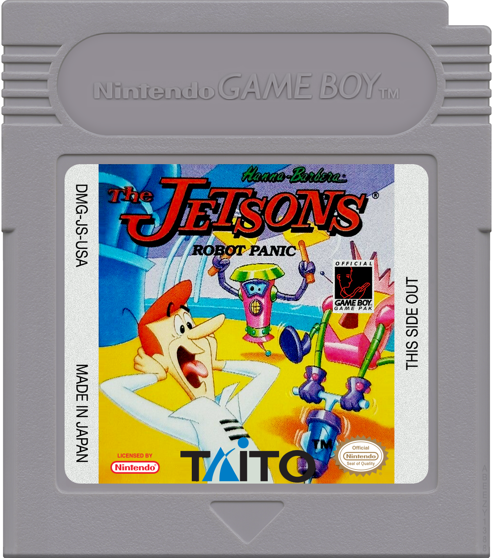 Jetsons, The - Robot Panic Cartridge Label
