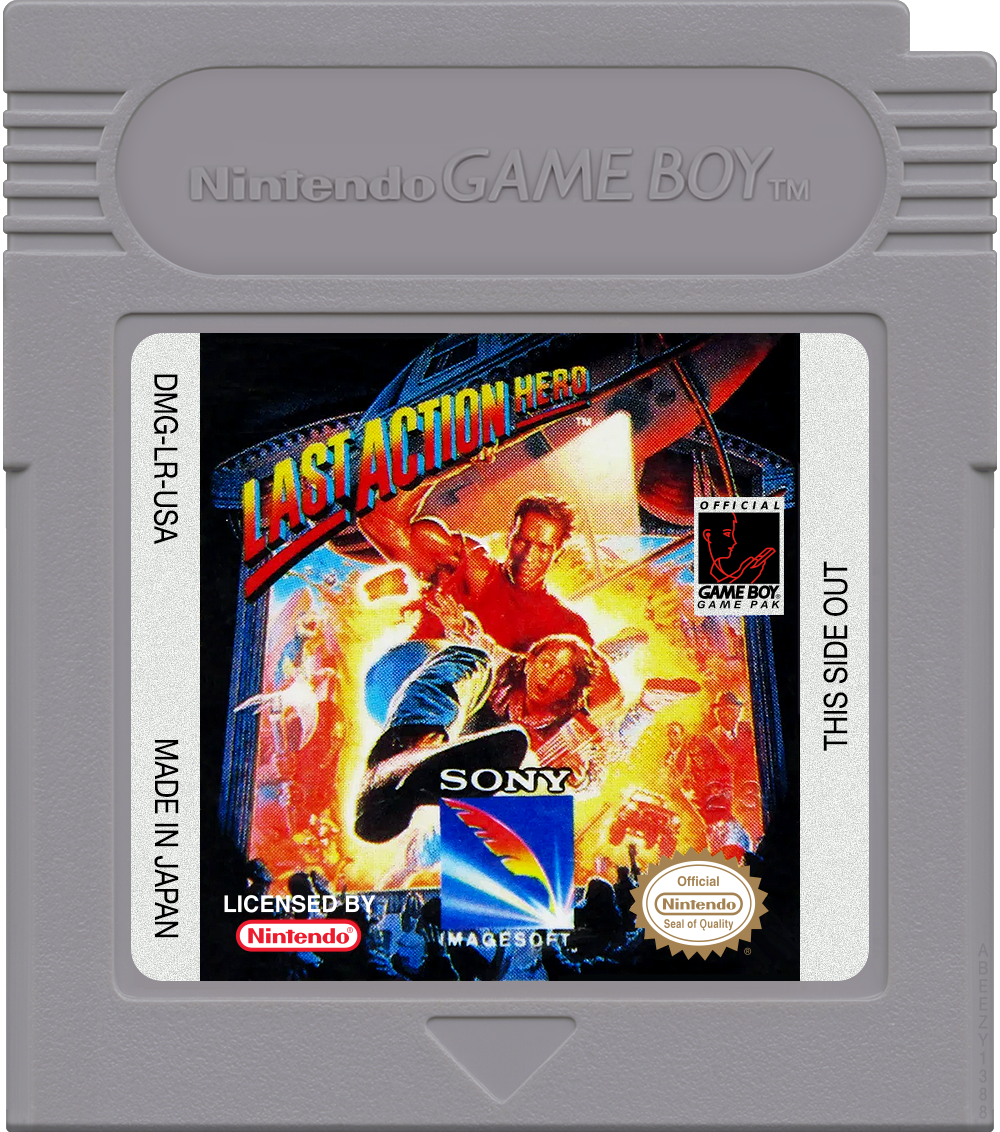 Last Action Hero Cartridge Label