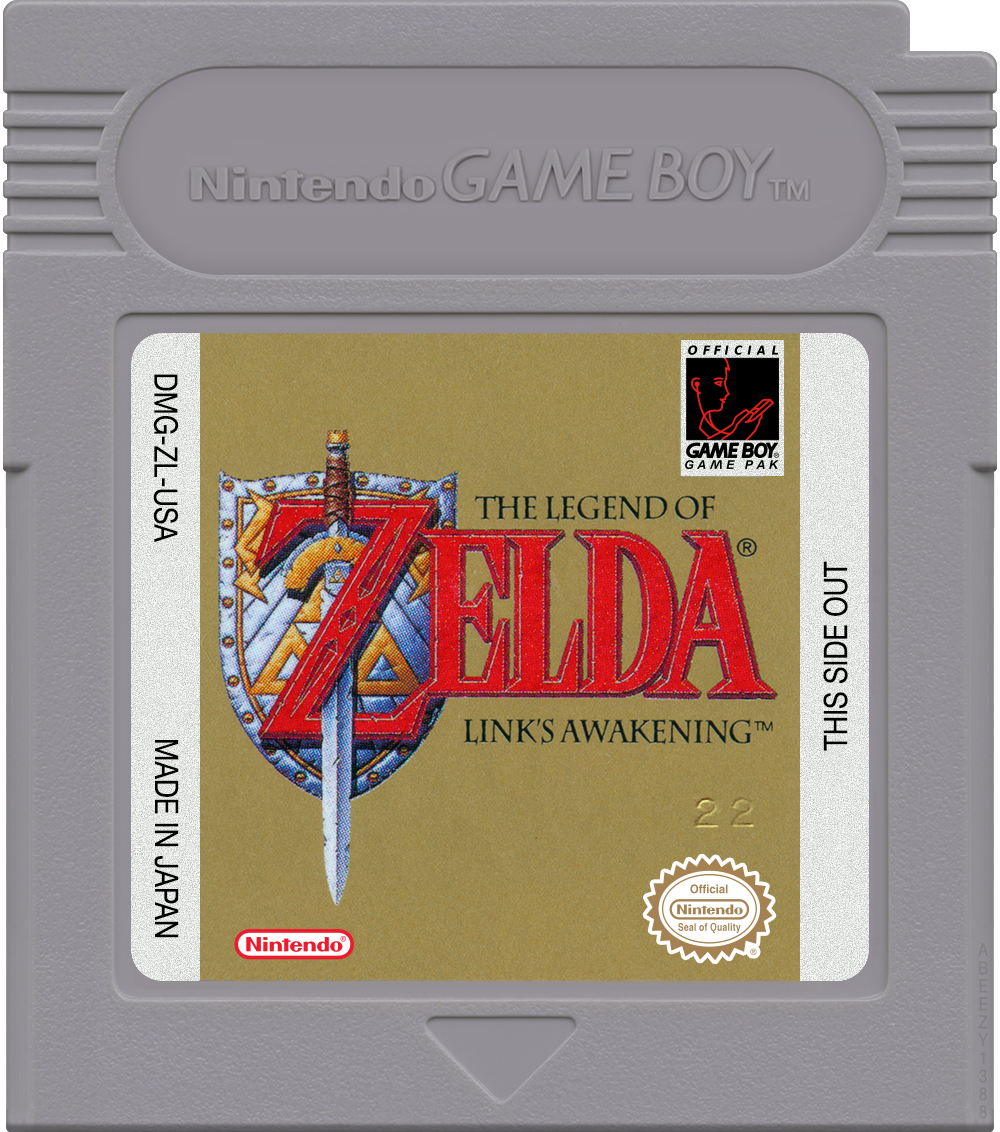 Legend of Zelda, The - Link's Awakening Cartridge Label