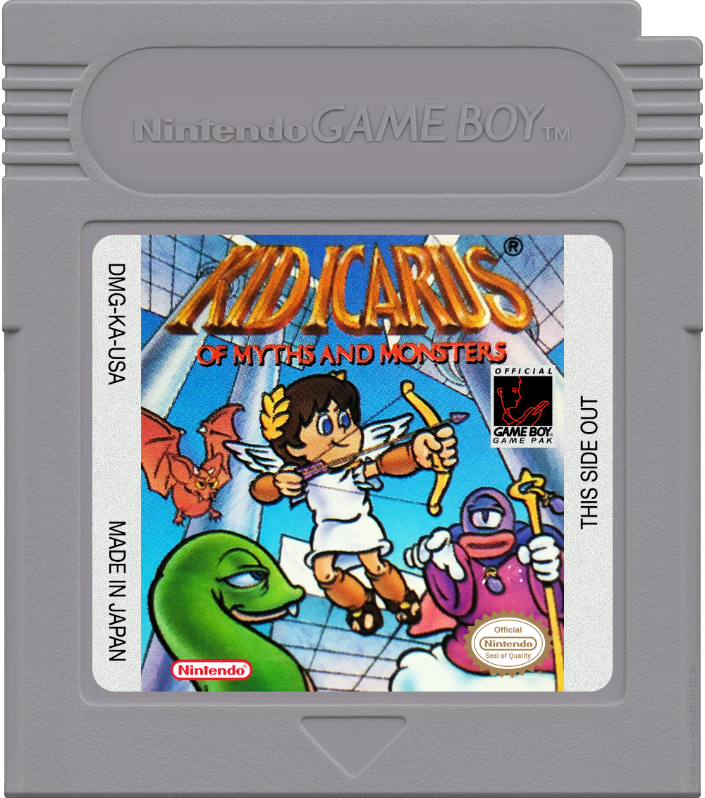Kid Icarus - Of Myths and Monsters Cartridge Label