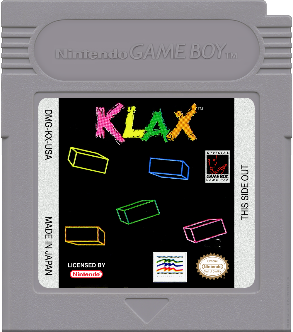 Klax Cartridge Label