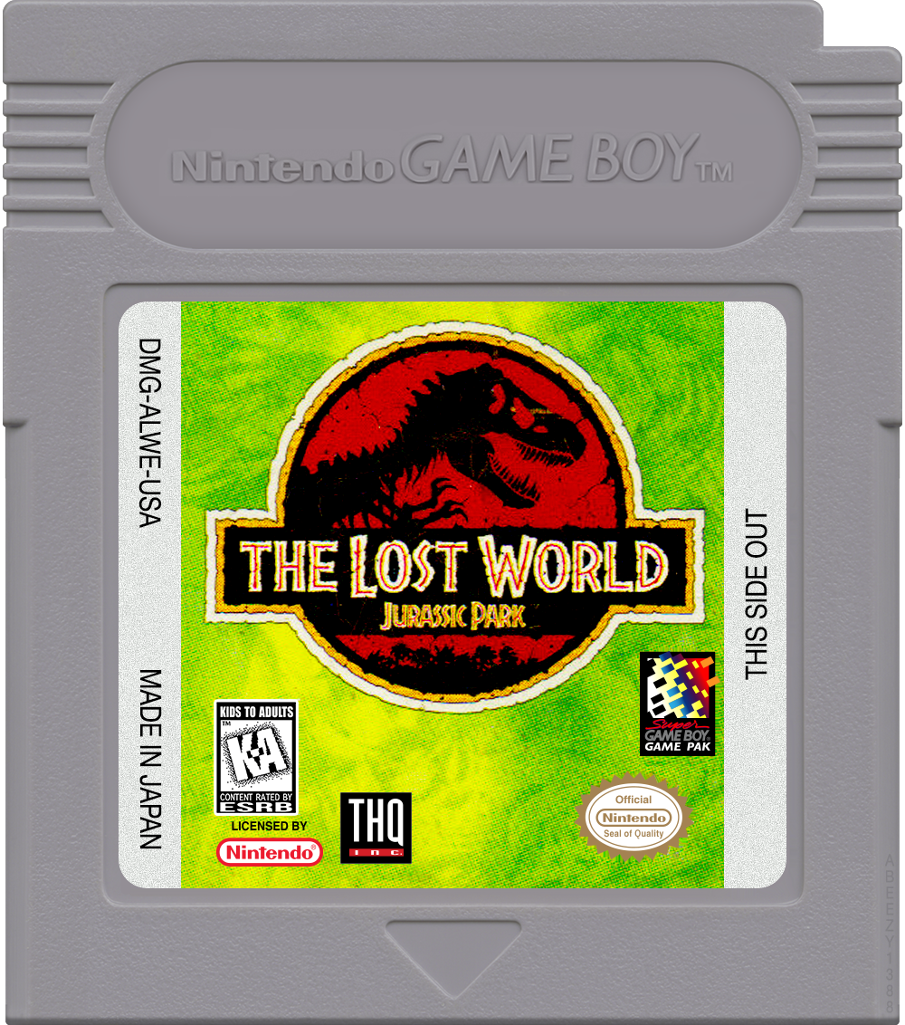 Lost World, The - Jurassic Park Cartridge Label