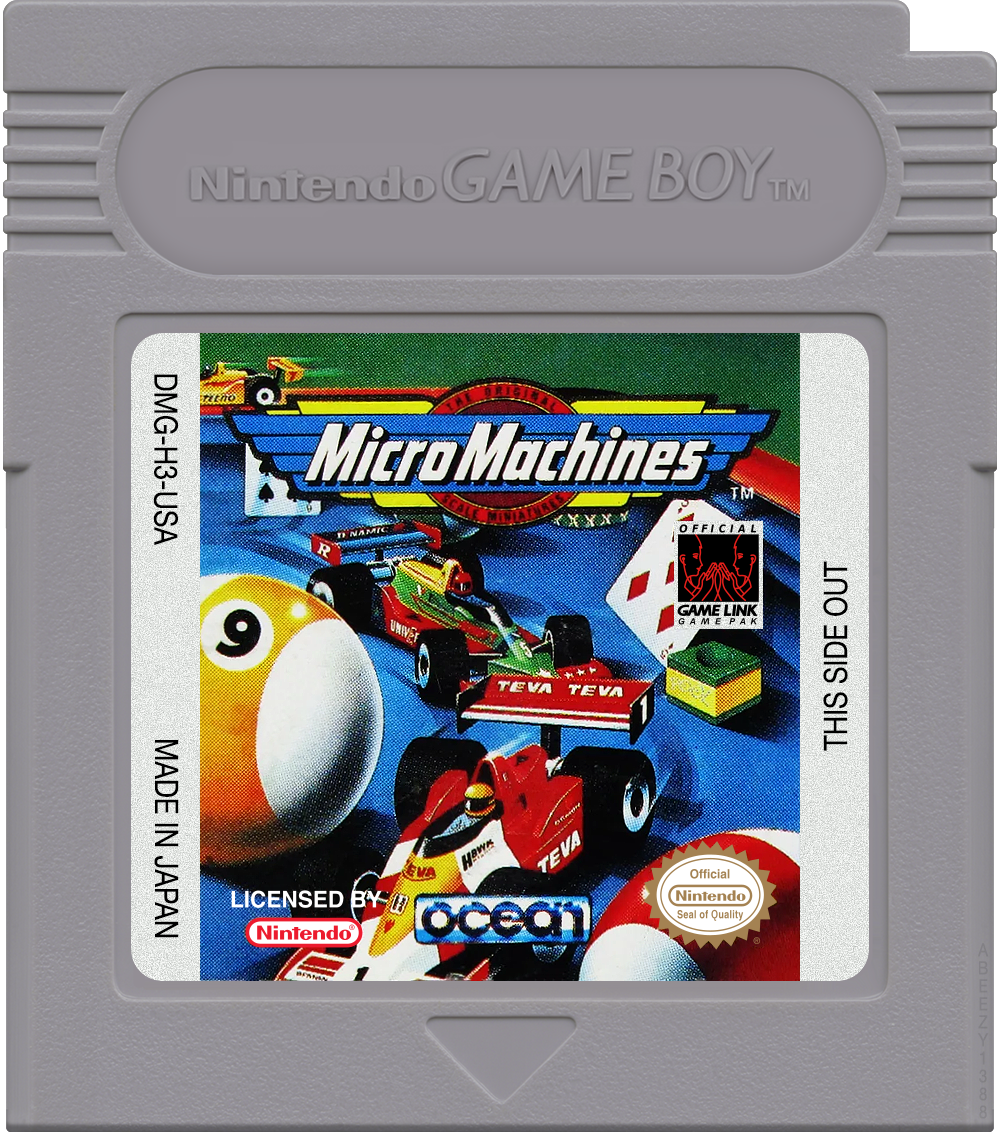 Micro Machines Cartridge Label