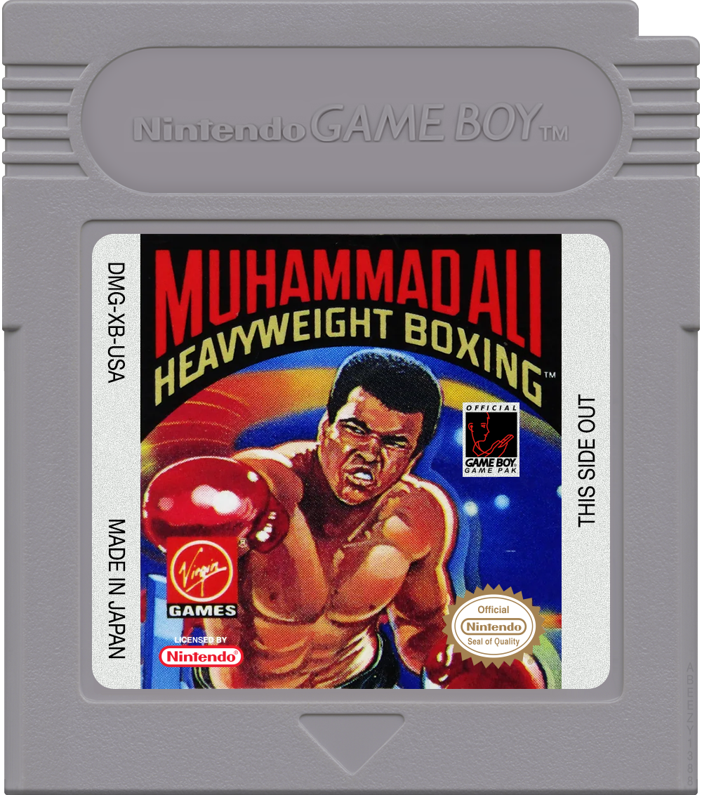 Muhammad Ali Heavyweight Boxing Cartridge Label